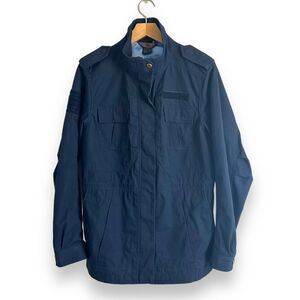 5.11 TACTICAL Jacket Blue Taclite Ripstop M-65 Pea Coat Pass Through Pockets M